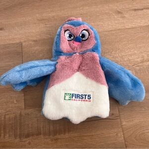 First 5 California Hand Puppet Bird, Talk, Read, Sing. It Changes Everything 11”